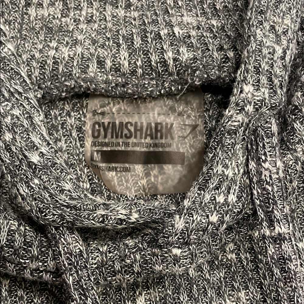 ☺️ Gymshark Charcoal Heather Cropped Hoodie - Picture 4 of 7